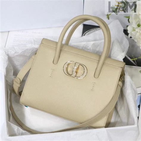 Medium St Honoré Tote Beige Grained Calfskin 